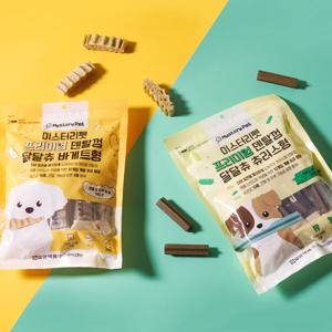 [기한임박26.04.18] 일양약품 미스터리펫 기능성 애견 강아지 간식 덴탈 개 껌 10입x5개(총50입)