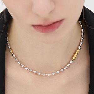 H에디션 (C) 볼 목걸이 38cm 초커형 HL6N32608CB380