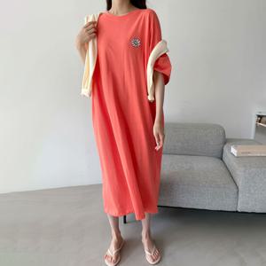 [엘브랜드] 땡큐 데이지 코튼 롱원피스