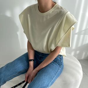 [엘브랜드] 엔젤 프릴 날개 티셔츠