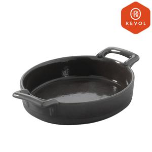 이클립 블랙 DEEP 타원접시 12.5cm