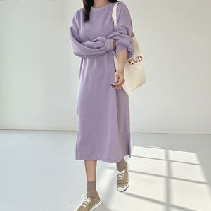 [엘브랜드] 투투 기모 롱원피스/빅사이즈