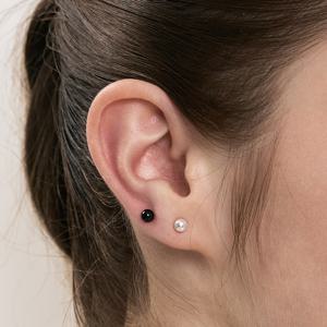 [~3/18 원석팔찌][sv925] cosmic trio stud 3set earring