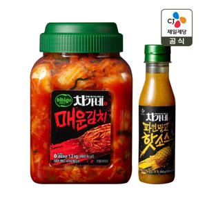 CJx차가네 매운 김치 1.2kg x1개+망고파인 핫소스 250g x1개