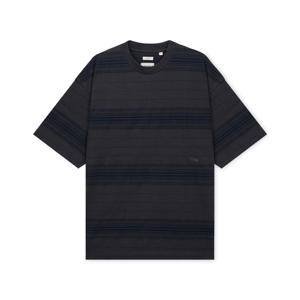 나나미카 남성 스트라이프 차콜 반팔티 S26ST037E CHARCOAL