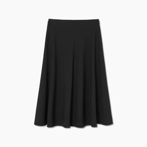 백 밴딩 플레어 롱 스커트 SWWSKQ12030