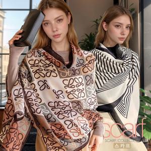 부드러운 데일리 패턴 빅 롱 스카프 18종 간절기 숄 머플러