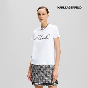 [246W1715] 시그니처 부클 티셔츠