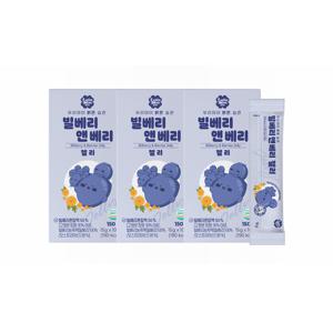 [룰루맘] 빌베리앤베리 젤리 3박스(15g x 30포)