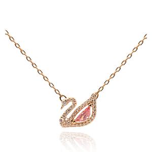 5469989 Swan Dazzling 스완 핑크 목걸이