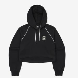 휠라 헤리티지 컴포트핏 후디 FS2POF1152F_BLK