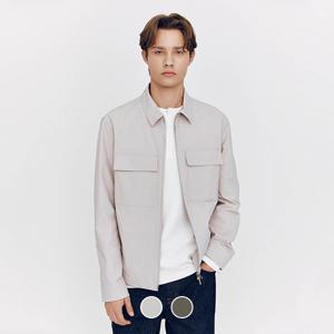 남성 봄 간절기 링클프리 카라 집업 자켓 075505