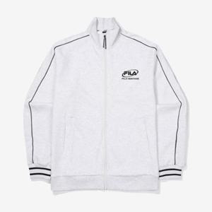 휠라 파이핑 면혼방 트레이닝자켓 FS2FTF3103X_WTM