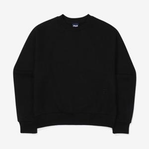 휠라 남여공용 에센셜 라운드 맨투맨 FS2POF3151F_BLK