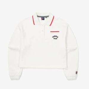 휠라 여성 테니스 라이프 피케 카라 맨투맨 FS2POF3364F_FWH