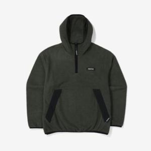 휠라 남여공용 플리스 반집업 후드티 FS2POF4132X_DOV