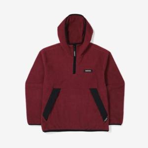 휠라 남여공용 플리스 반집업 후드티 FS2POF4132X_DPM