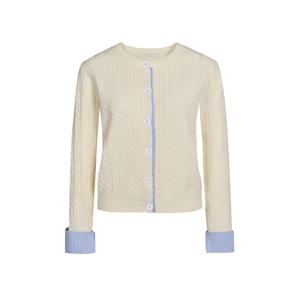 [정가129000원]시그니처 노카라  꽈배기짜임 가디건 GS2N1CD221