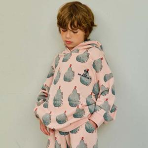 페어 올오버 후디 스웨트셔츠(PALE PINK)