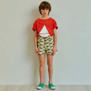 미니레오파드 올오버 우븐 쇼츠(BUTTER)