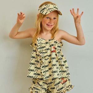 미니레오파드 올오버 우븐 탑(BUTTER)