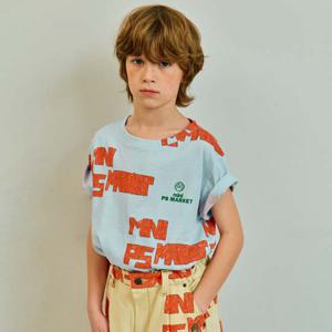 피규어 올오버 숏슬리브 티셔츠(BABY BLUE)