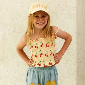 체리 올오버 우븐 스모크탑(BABY YELLOW)