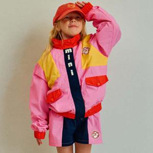 컬러블럭 아노락(PINK)