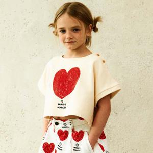 하트 부클 크롭탑(CREAM)