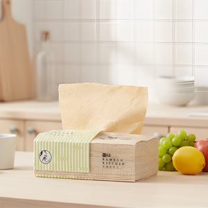 무표백 대나무 뽑아쓰는 키친타올100매 12팩(1200매)