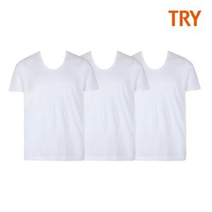 남성 베이직 반팔 런닝 3매 세트