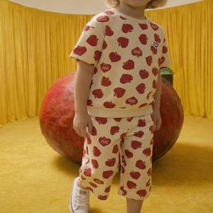 버블애플올오버 반팔티크롭상하복 BK6EST02DR