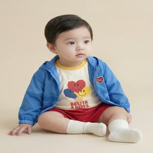 베이비BB하트 후드바람막이 BB6EWJ01BL