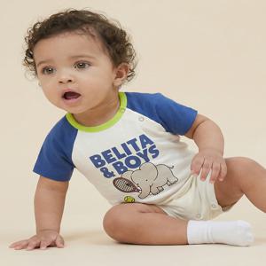 베이비엘리펀트컬러블럭 반팔점프수트 BB6MBS11DL