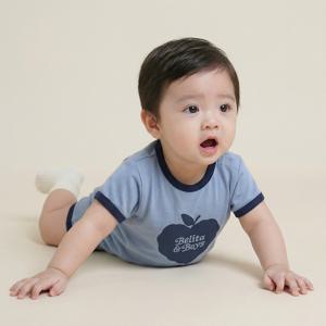 베이비버블애플 반팔점프수트 BB6MBS12NA