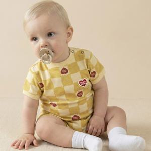 베이비버블애플체커보드 반팔점프수트 BB6EBS11DY