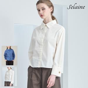 [최초가 44,800원] 앤더스 여성 세미 크롭 셔츠 3종택1