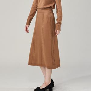 [최초가 39,800원] 바이렌 케이블 여성 니트 스커트