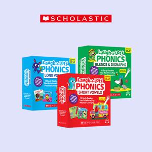 [피피오] 스콜라스틱 기초리더스 래프어랏 파닉스(Laugh-a-Lot Phonics) 51종 영어전집 2-8세_ AI펜 포코로 호환/팝펜 호환