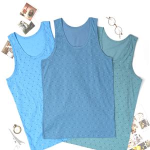 국내산 남성 실켓순면 민소매 런닝셔츠 3매 세트