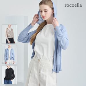 쉘리스 썸머 시스루 여성 니트 후드집업