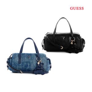 [게스][본사직영] 캐씨_KASSIE 스몰 라운드형 사첼 백 (2COLOR)