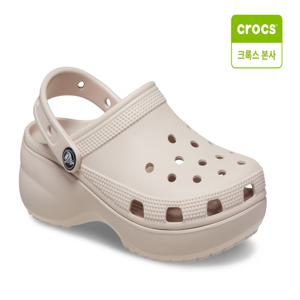 [크록스 본사]클래식 플랫폼 클로그 쿼츠 206750-6UR 여성샌들