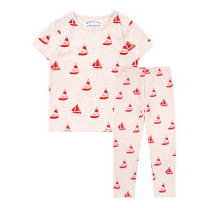 [베베드피노 언더웨어] [키즈]오트밀보트라운지웨어세트_BU41UL308