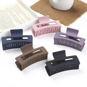 [브리치] HOTBBA / 무광 사각 헤어 집게핀 9color LM 0310