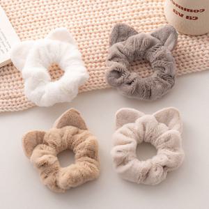 [브리치] HOTBBA / 털복숭이 고양이귀 곱창밴드 ELH 095