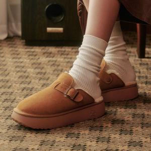 SAC 버클 윈터 슬리퍼 412443002 (4cm/1color)