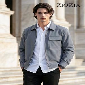 원포인트 카라 블루종 점퍼 (AEC2JJ1102)