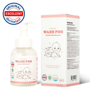 하우스윗 워시푸 힙클렌저 유기농 비건 유아 엉덩이 세정제 280ml 1box