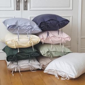 스누즈 사계절 베이직 40수 면 홑자루/리본형 베개커버 5070/4060 8종